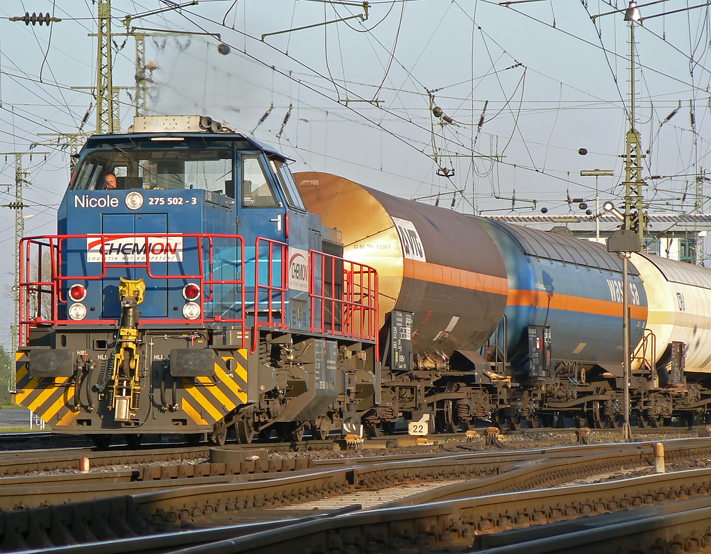Chemions  Nicole  verl�sst den Gbf K�ln Gremberg am 23.04.2010 