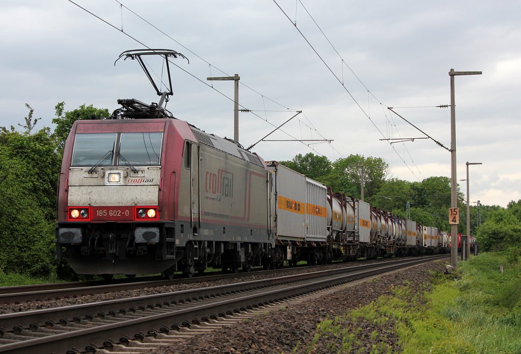 Crossrails 185 602-0 bei Br�hl am 18.05.2012