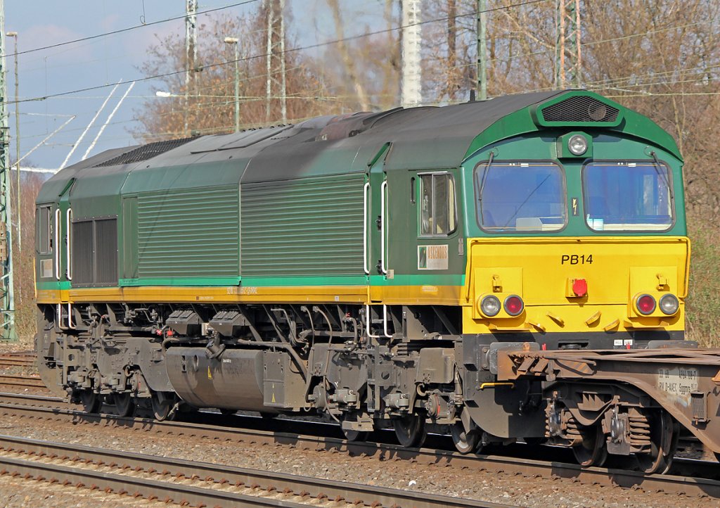 Crossrails PB14 als Nachschuss in K�ln West am 15.03.2011