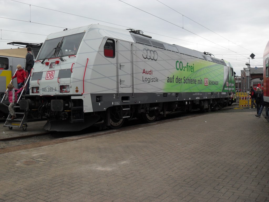 DB 185 389-9 Audi Lok am 19.9.10 in Osnabr�ck