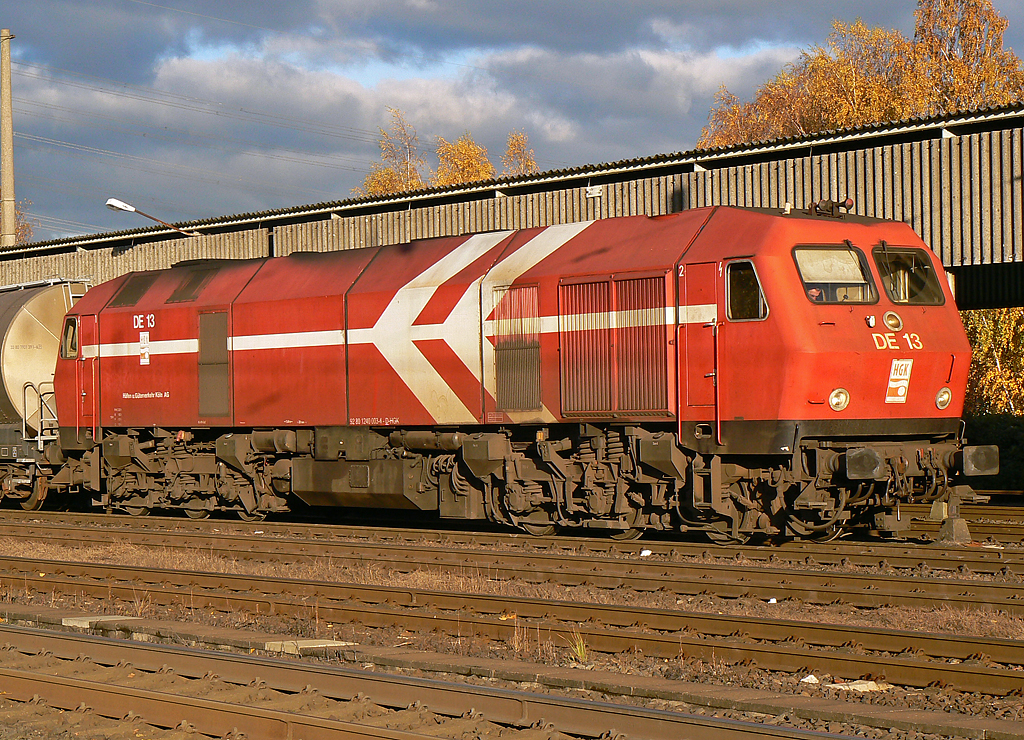 DE13 im Portrait in Br�hl-Vochem am 08.11.2010