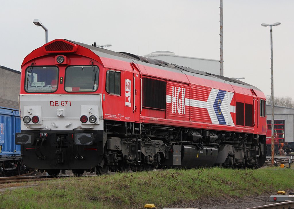 DE671 beim umsetzen in Br�hl Vochem am 29.03.2012