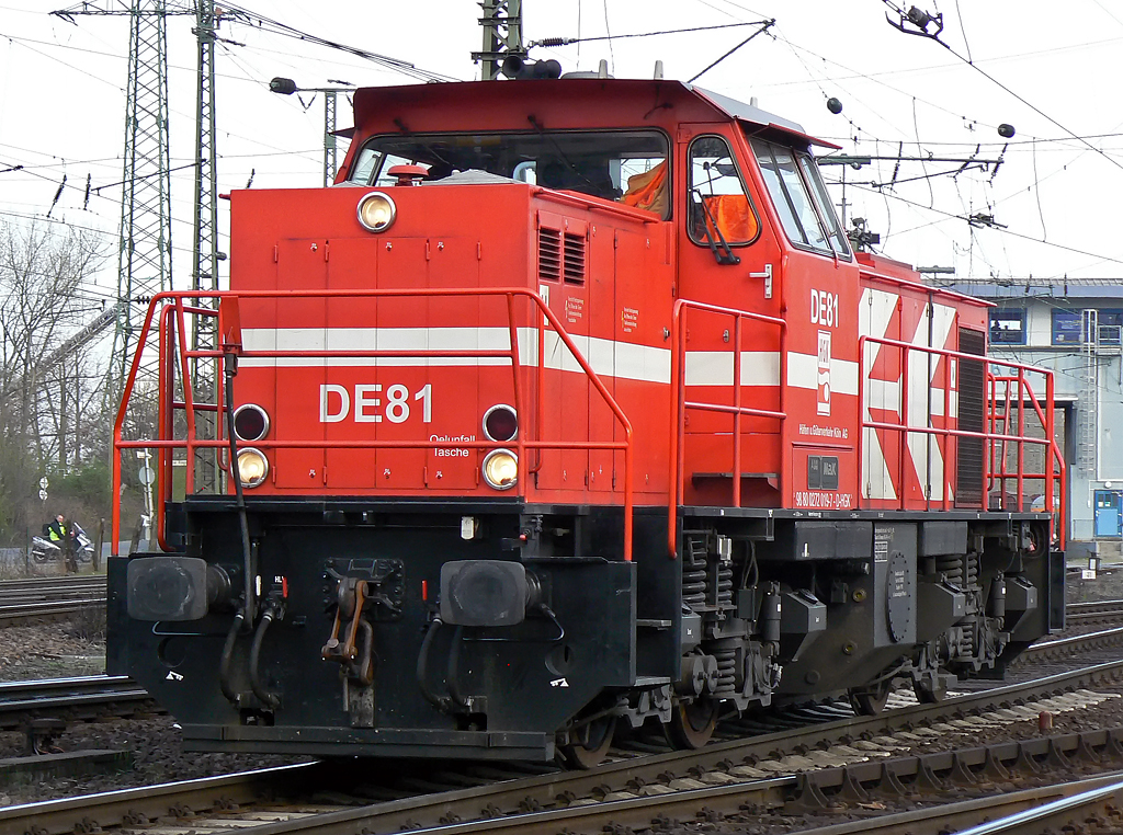 DE81 verl�sst Lz.Gremberg am 07.04.2010