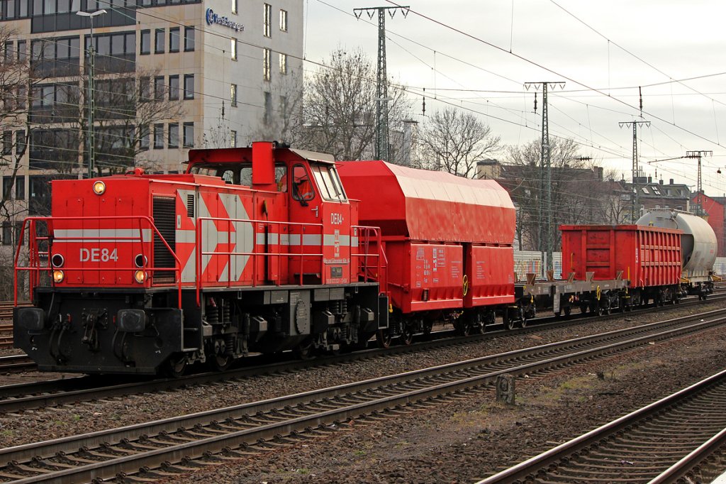DE84 der HGK in K�ln West am 21.02.2012
