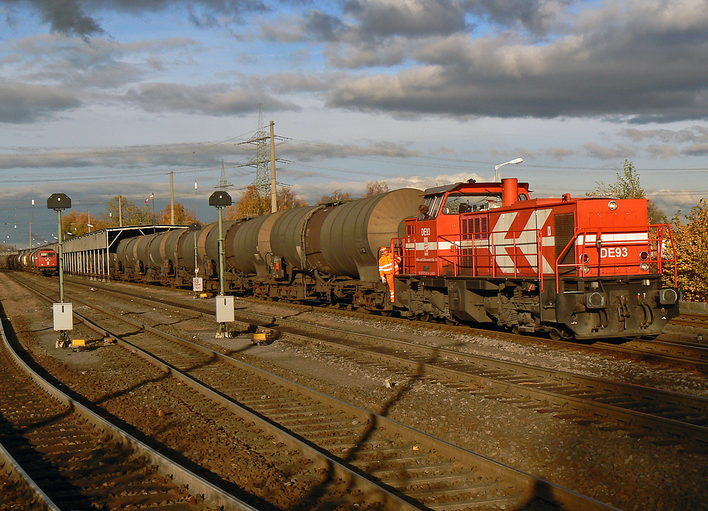 DE93 und DE13 der HGK in Br�hl-Vochem am 08.11.2010