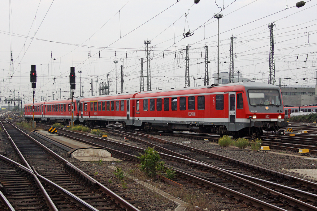 Der 628 328 und 628 331 in Frankfurt am 22,08,11