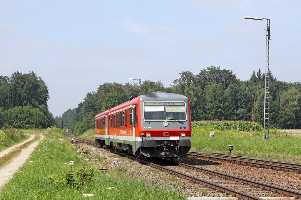 Der 628 559 in T�ssling am 01,08,11