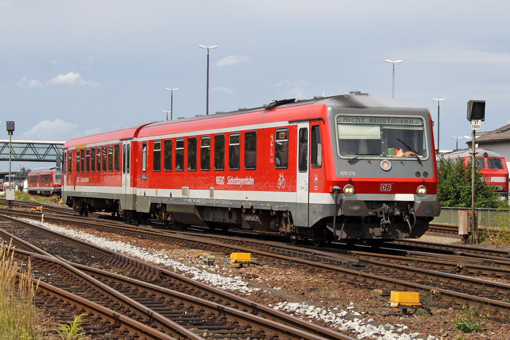 Der 628 576 in M�hldorf am 02,08,10