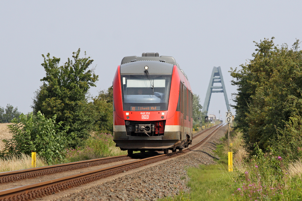 Der 648 352 bei Gro�enbrode am 04,08,11