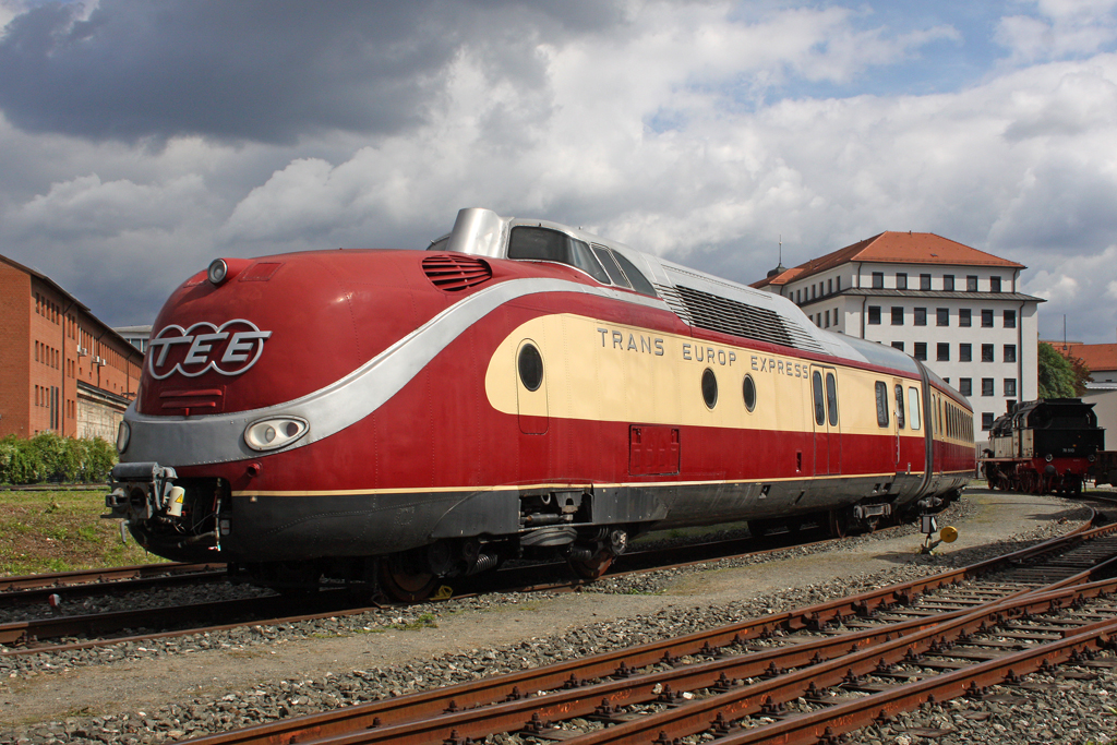 Der Trans Europ Express( TEE ) im DB Museum N�rnberg am 19,08,10 