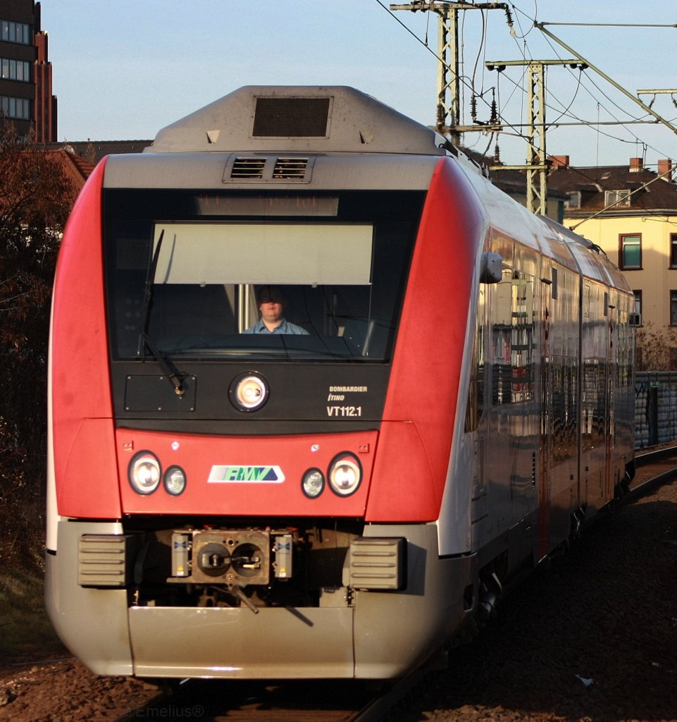 Der Vias Ition 112 der Odenwaldbahn kommt gerade von Offenbach und erreicht jetzt Frankfurt am Main S�d.

Patrick E.