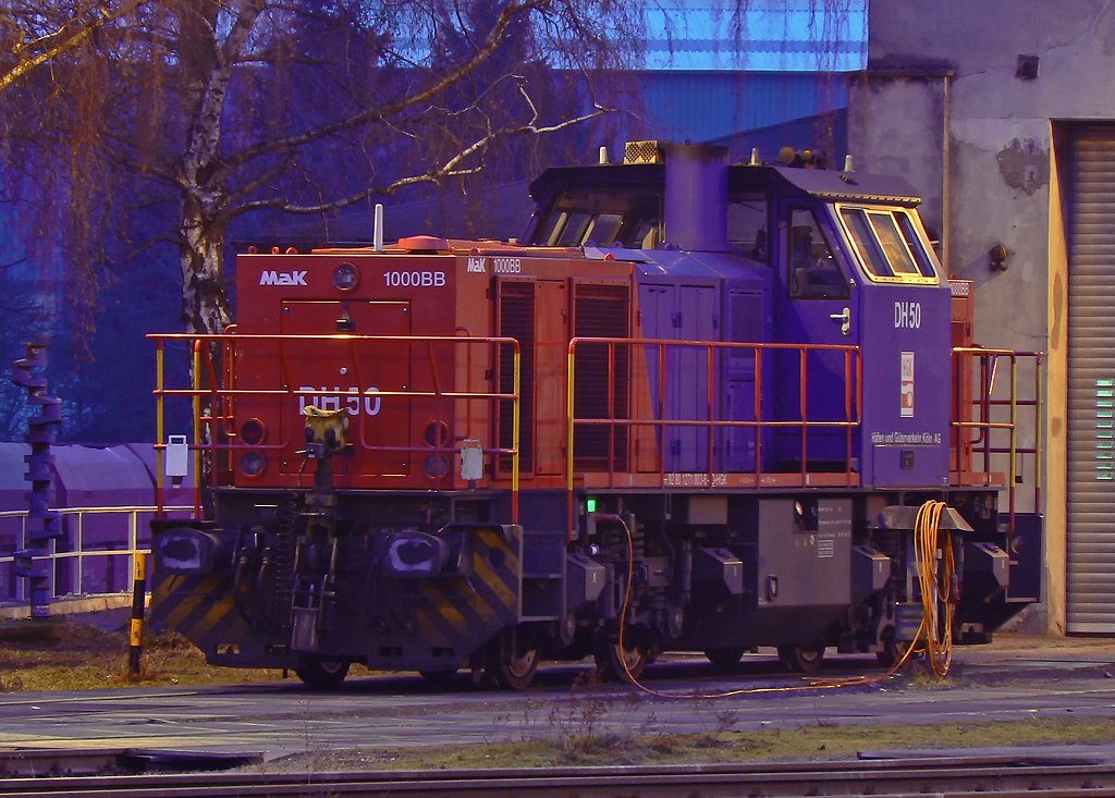 DH50 der HGK , abgestellt im BW Br�hl Vochem am 6.2.2010