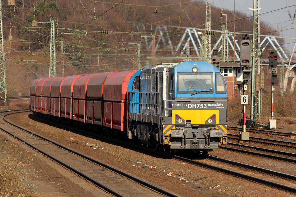 DH751 der HGK in K�ln West am 06.02.2012