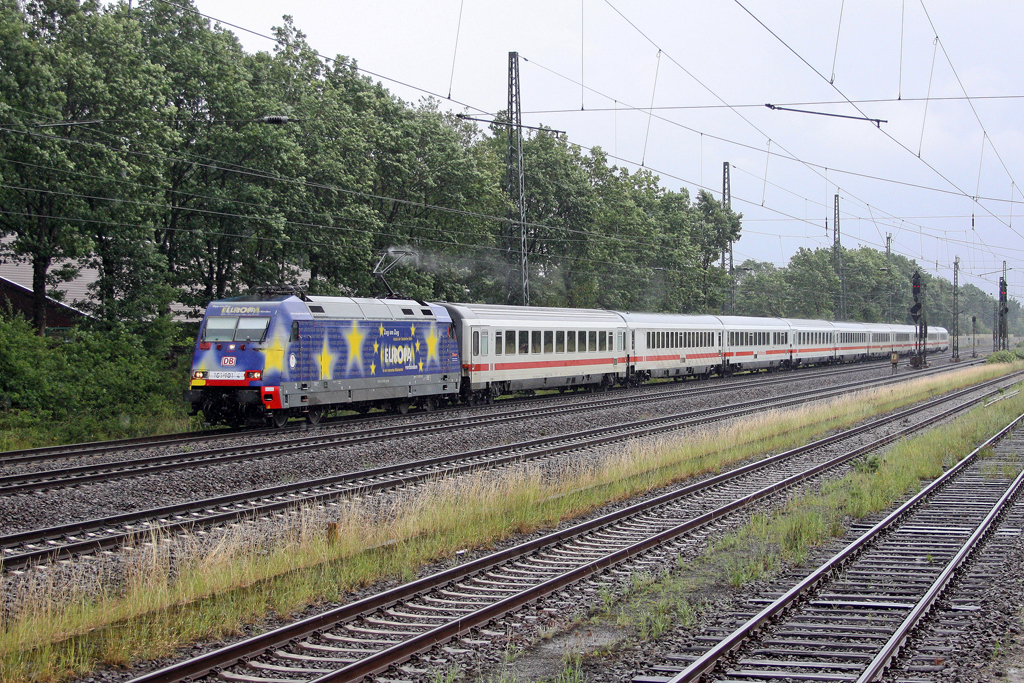 Die 101 101-4 Europa in Buchholz (Nordheide)am 19.06.11