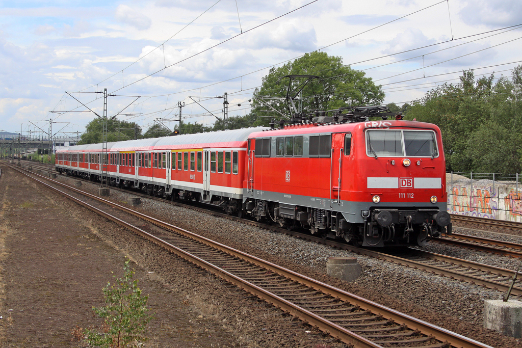 Die 111 112 in Schwelm West am 19,07,11