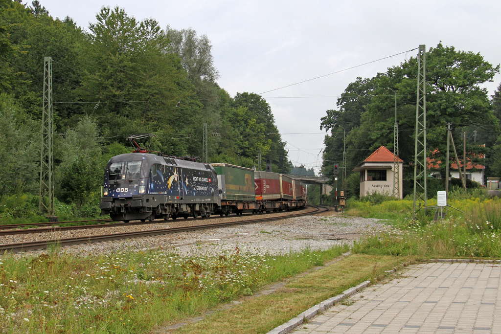 Die 1116 126 in A�ling (Oberbay) am 04,08,12