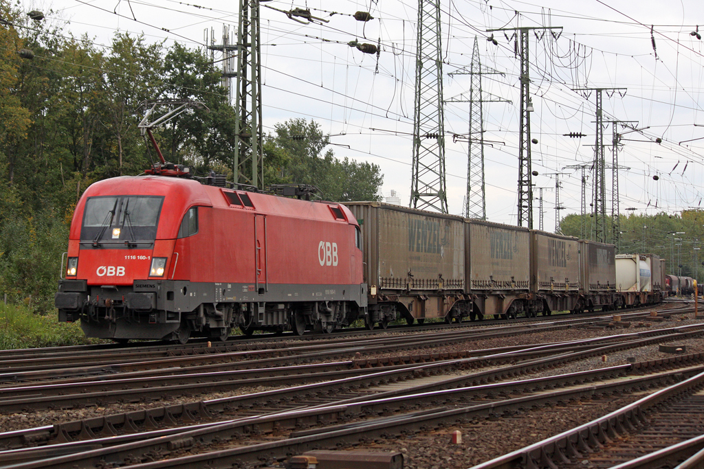 Die 1116 160-1 in Gremberg am 05,10,10