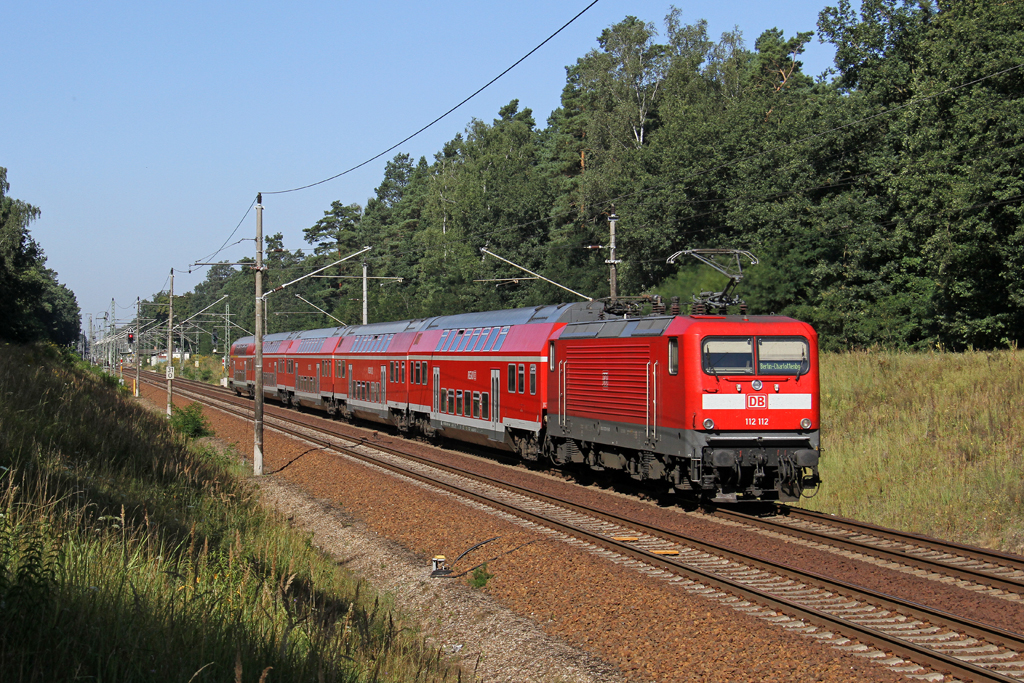 Die 112 112 in Fangschleuse am 19,08,12