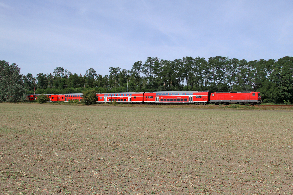 Die 112 113-6 in Jacobsdorf (Mark) am 18,08,12