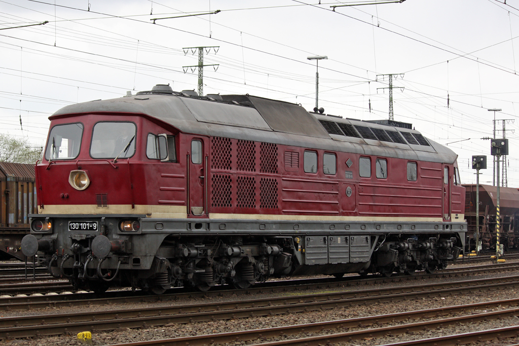 Die 130 101-9 bei der Lokparade in Koblenz-L�tzel am 03,04,10