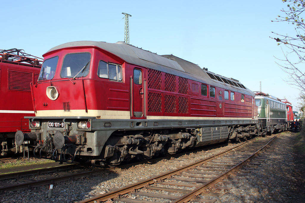 Die 130 101-9 im DB Museum Koblenz-L�tzel am 05,04,10