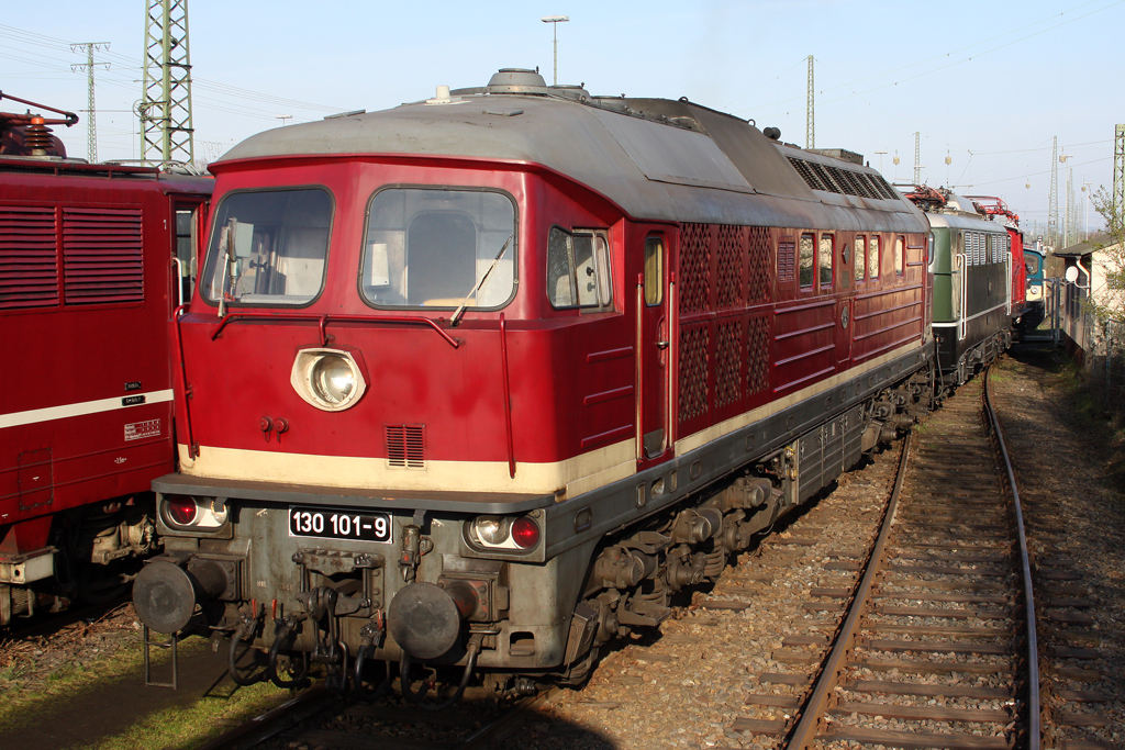 Die 130 101-9 im DB Museum Koblenz-L�tzel am 05,04,10