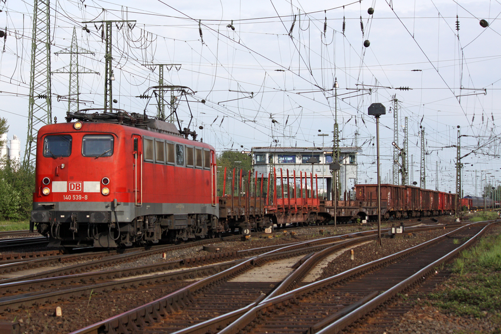 Die 140 539-8 in Gremberg am 05,05,10