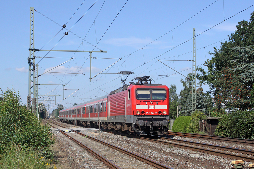 Die 143 863-9 in Wrist am 02,08,11 