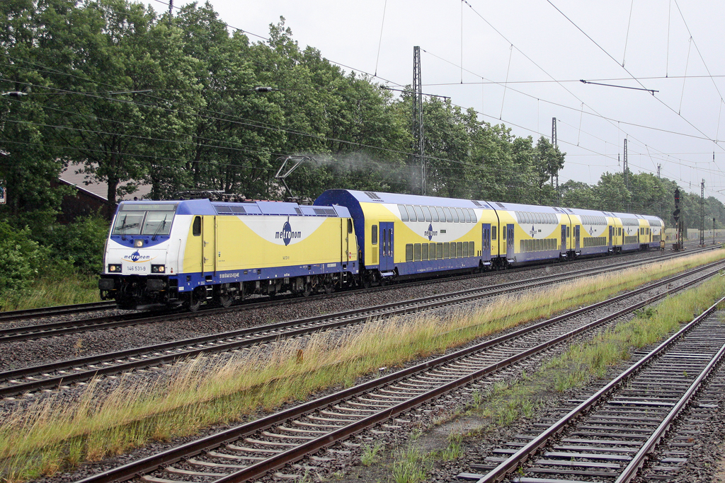 Die 146 531-9 in Buchholz (Nordheide)am 19.06.11
