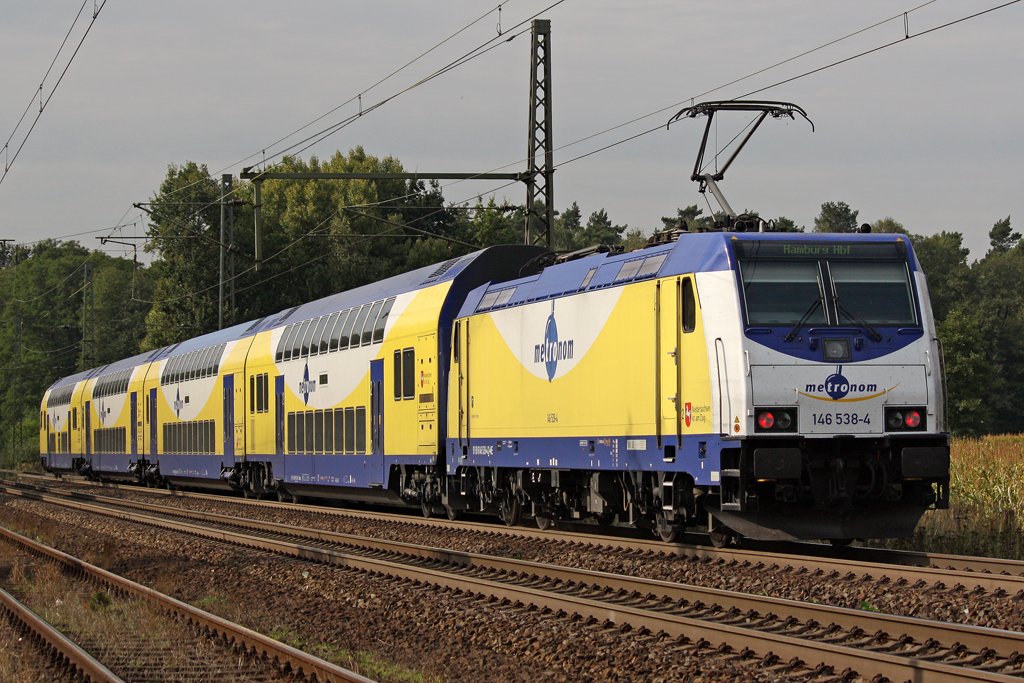 Die 146 538-4 in Radbruch am 09,09,09