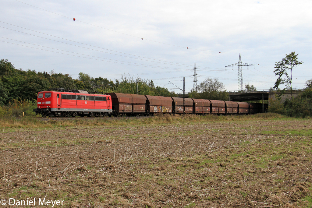 Die 151 085-8 in Ratingen Lintorf am 08,10,12