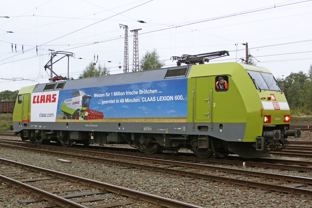 Die 152 005-5 beim BW Fest Osnabr�ck am 19,09,10