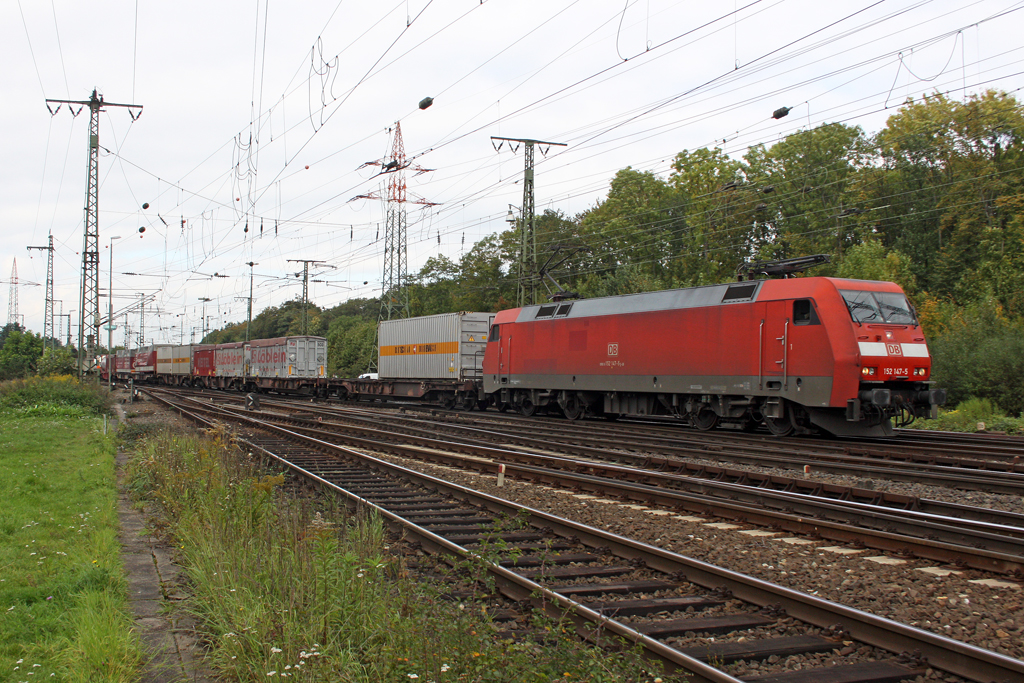 Die 152 147-5 in Gremberg am 05,10,10