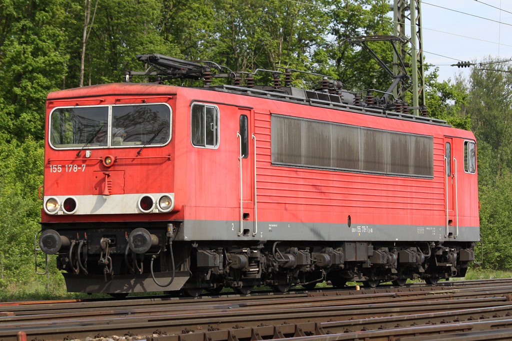 Die 155 178-7 in Gremberg am 05,05,10