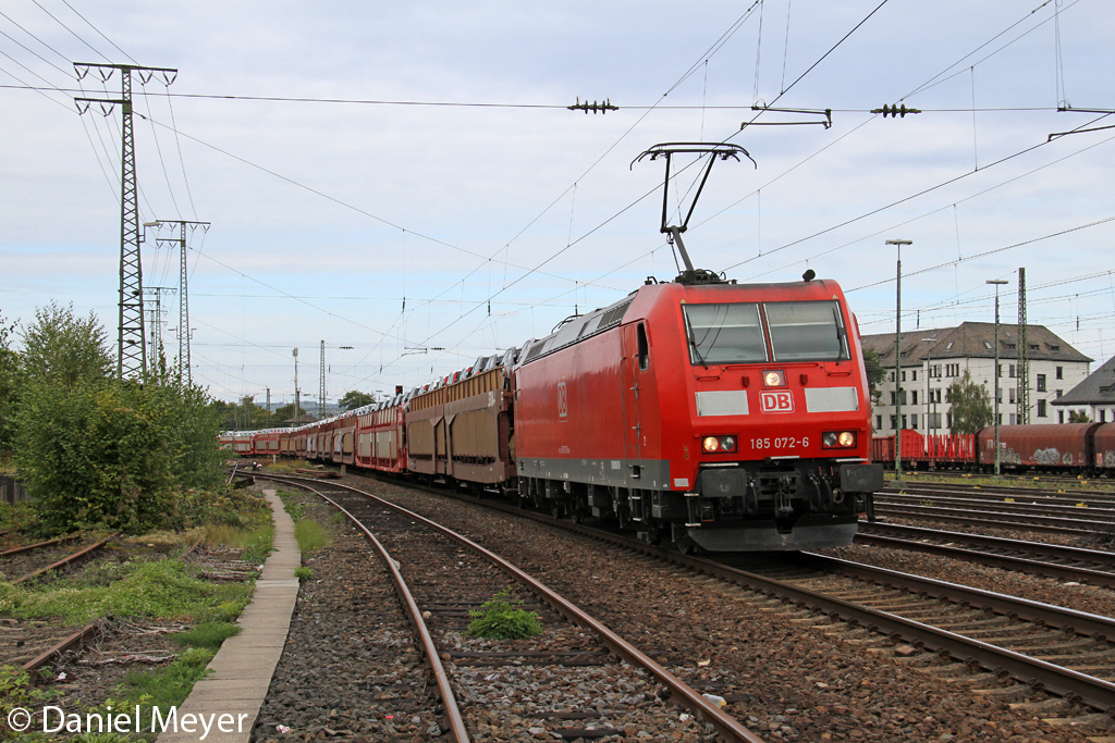 Die 185 072-6 in Koblenz L�tzel am 23,09,12