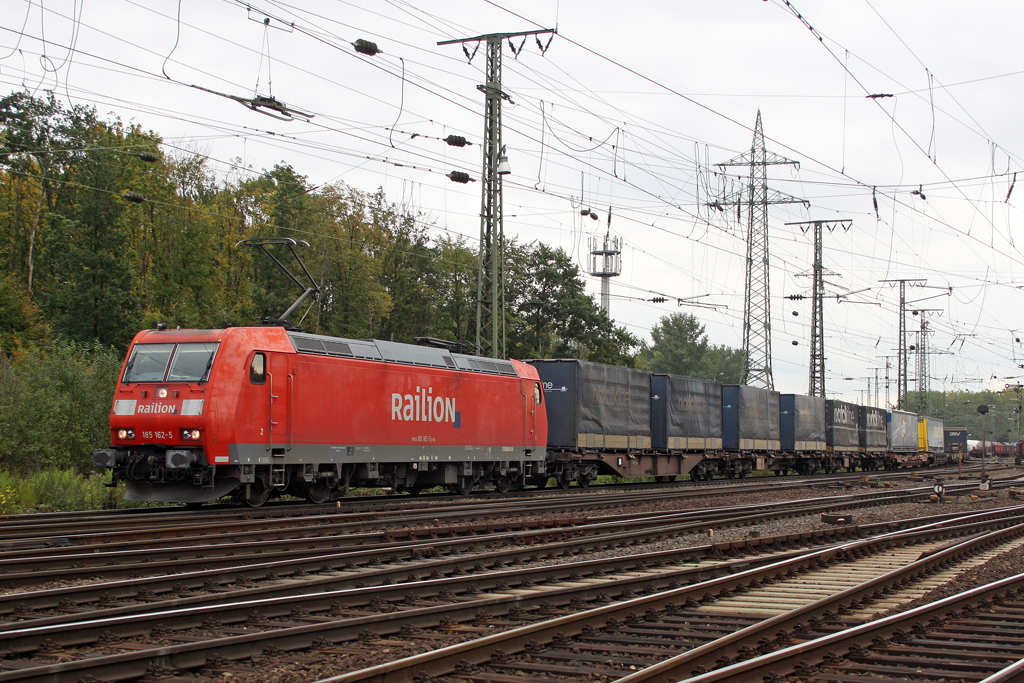 Die 185 162-5 in Gremberg am 05,10,10