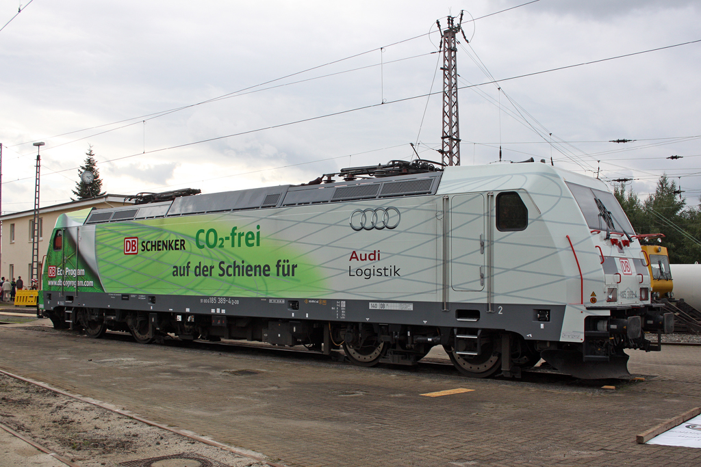 Die 185 389-4 beim BW Fest Osnabr�ck am 18,09,10