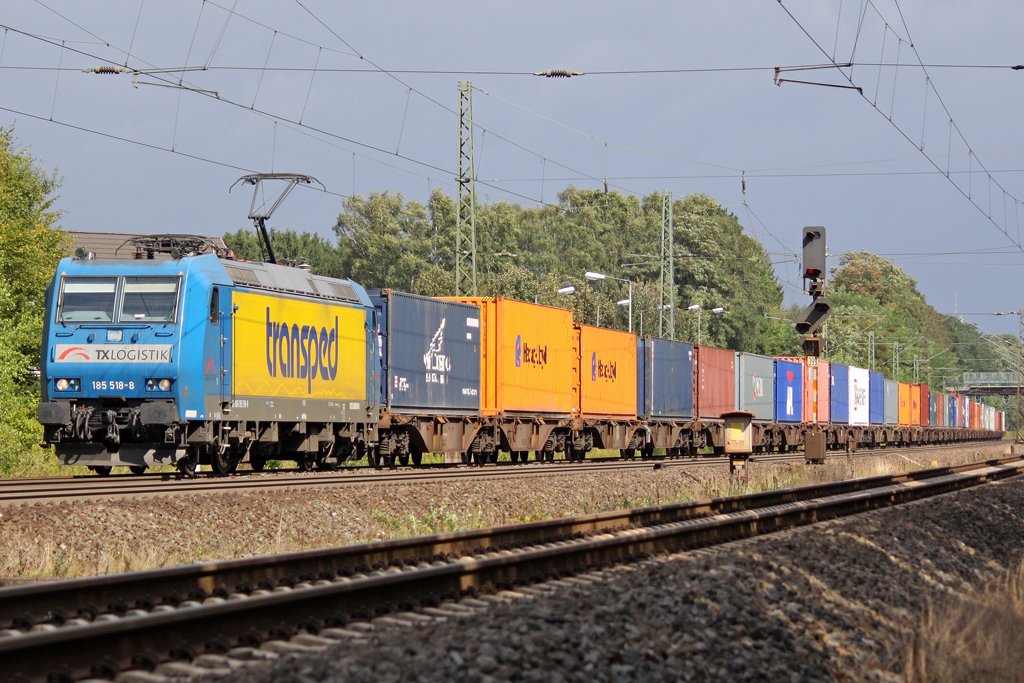 Die 185 518-8 von TXL in Spr�tze , am 06,09,09