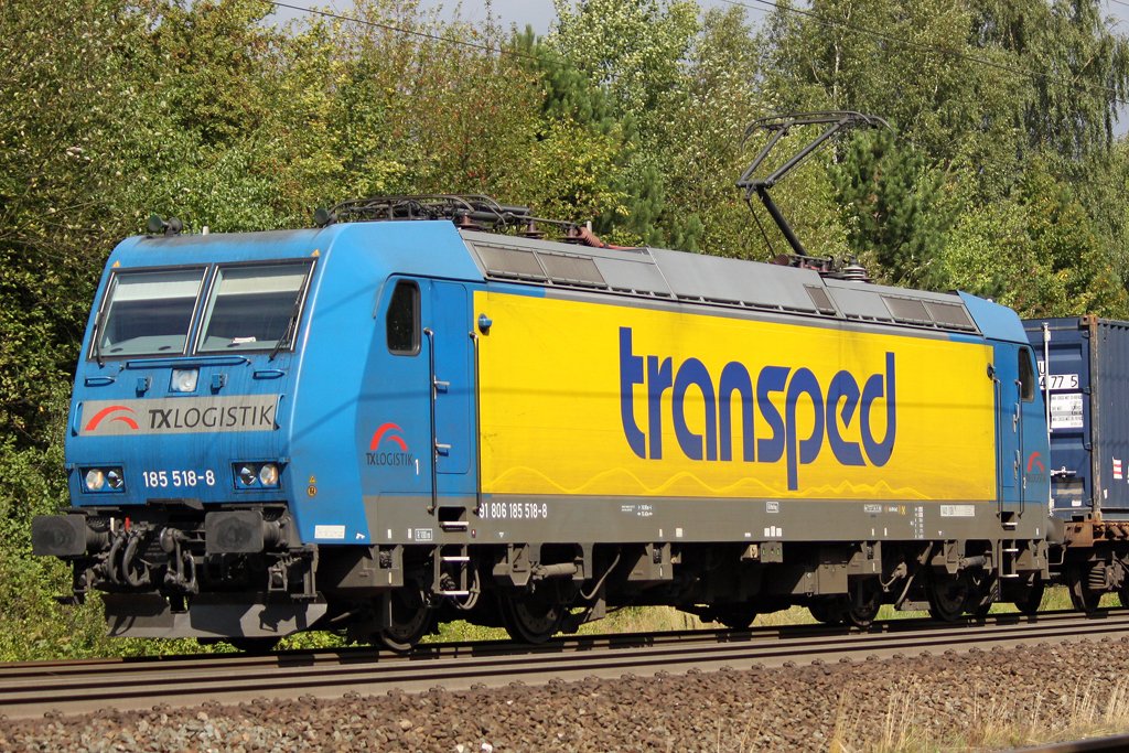 Die 185 518-8 von TXL in Spr�tze , am 06,09,09