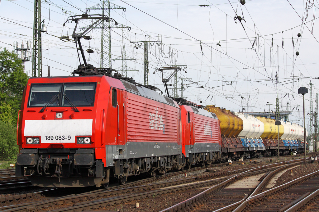 Die 189 083-9 in Gremberg am 05,05,10