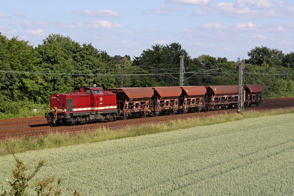 Die 203 006-2 in Langenfeld(Rhld)am 17,06,12