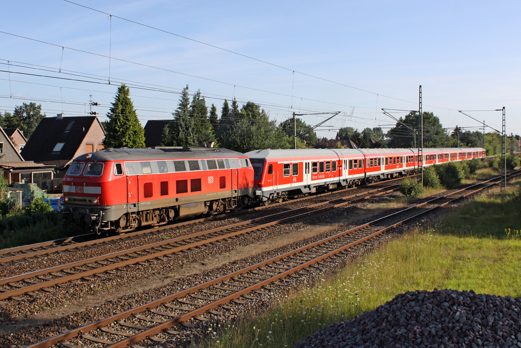 Die 218 374-7 in Wrist am 02,08,11 