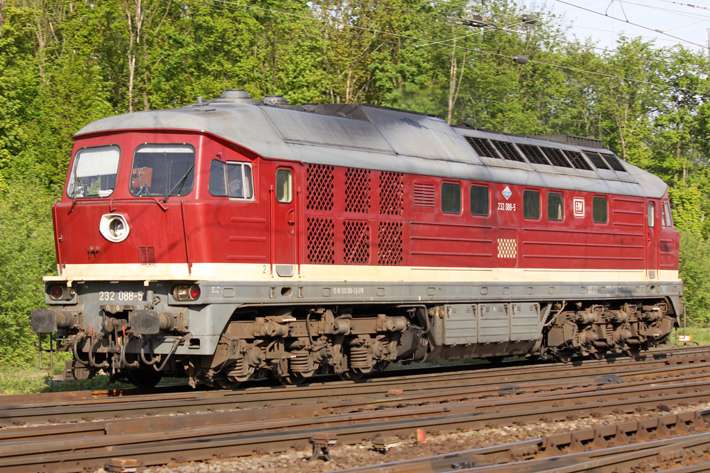 Die 232 088-5 der EfW in Gremberg am 05,05,10