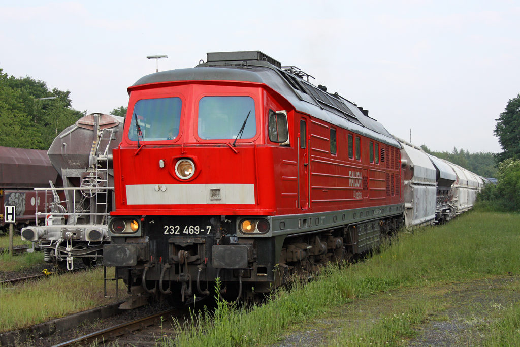 Die 232 469-7 in Dornap-Hahnenfurt am 12,06,10