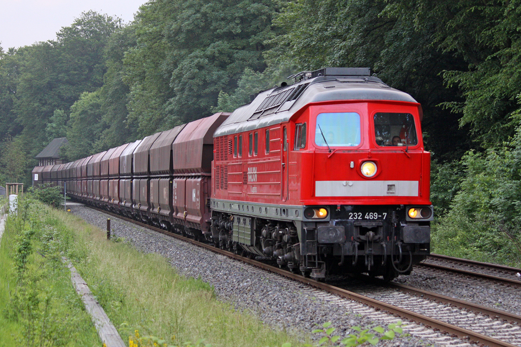 Die 232 469-7 im Neandertal am 11,06,10