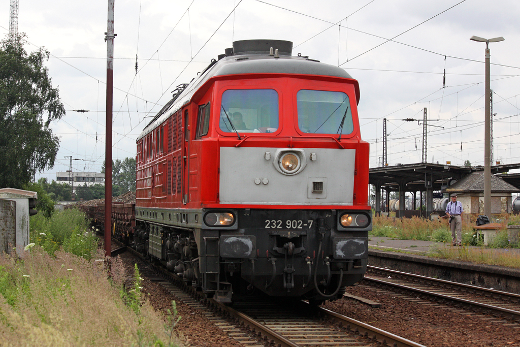 Die 232 902-7 in Gro�korbetha am 06,07,10