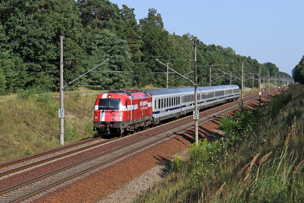 Die 370 003 in Fangschleuse am 19,08,12