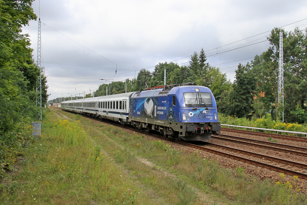Die 370 010 in Berlin Friedrichshagen am 10,08,12