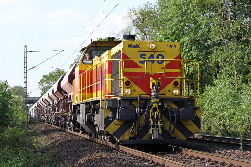 Die 549 der E&H in Ratingen Tiefenbroich am 24,05,10