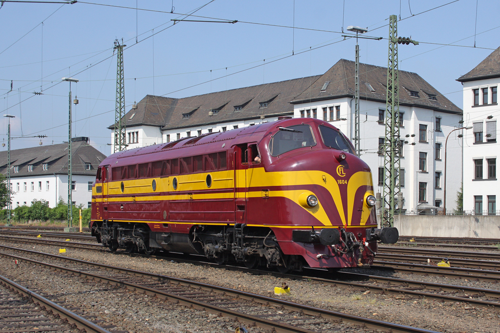 Die CFL 1604 bei der Lokparade vom DB Museum Koblenz L�tzel am 21,05,11